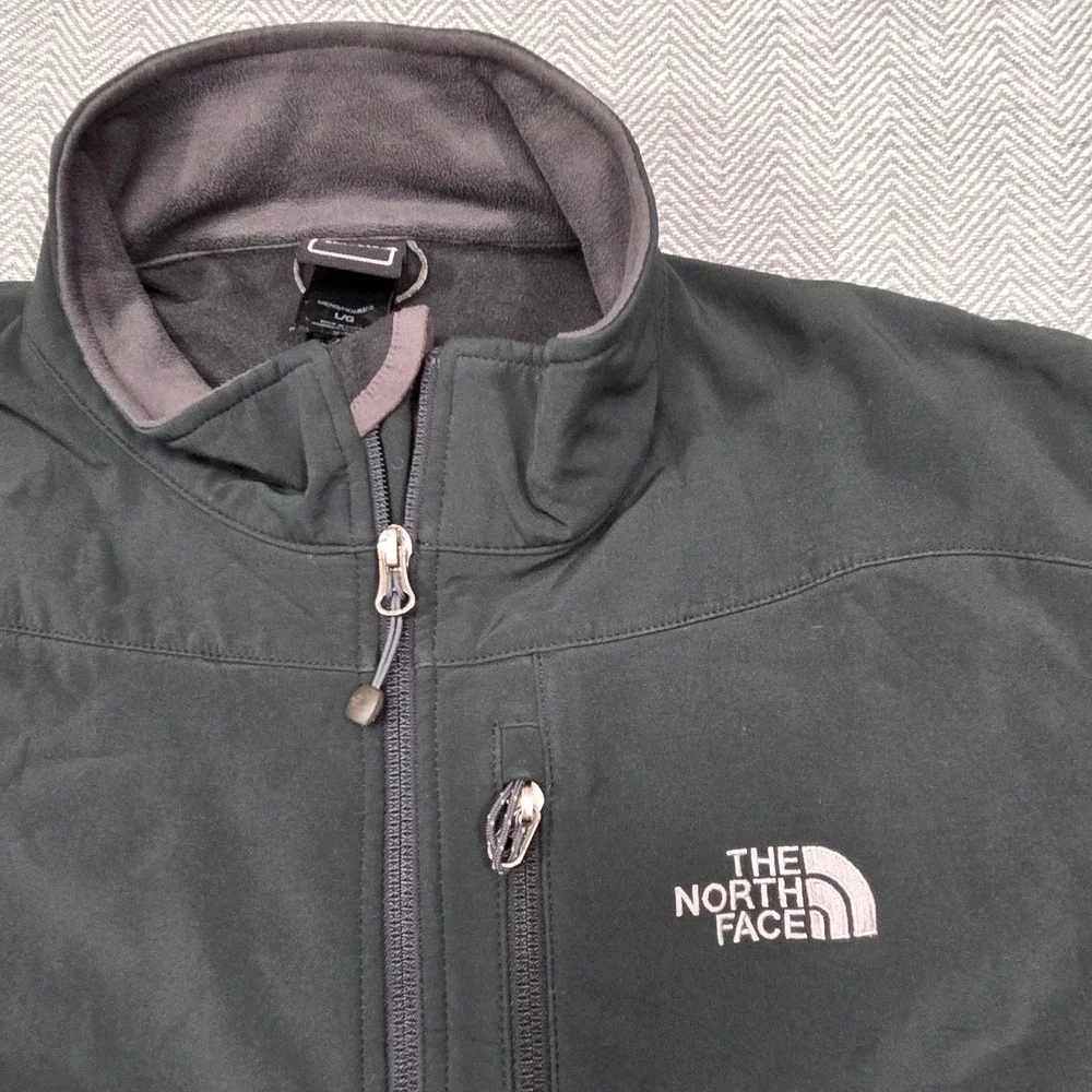The North Face Mens Apex‎ Bionic Softshell Jacket Black AL6C Size Large
